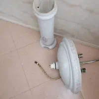 روشویی با اینه و شیر ظرفشویی