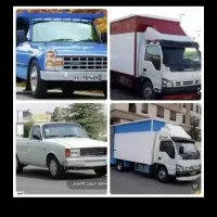 اتوبارحمل بار اسباب کشی کارگرخالی کامیون نیسان بار