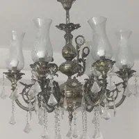 لوستر ۶شاخه برنز