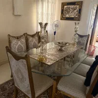 مبل کلاسیک ۹نفره و غذاخوری چوب راش لهستان|مبلمان خانگی و میز عسلی|ساوه, |دیوار