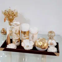 شمع سفیدباتزیینات زیبا|صنایع دستی و سایر لوازم تزئینی|مشهد, آزادشهر|دیوار