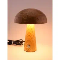 آباژور چوبی رومیزی|چراغ خواب و آباژور|قم, بنیاد|دیوار