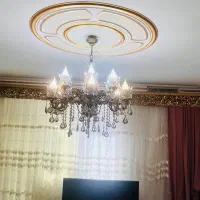 لوستر برنز 12شعله|لوستر و چراغ آویز|زنجان, |دیوار