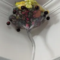 جام میوه بلور+میوه های مصنوعی