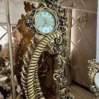 ساعت ایستاده ورق طلا