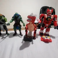 اسباب بازی دایناسور،ربات،نینجا