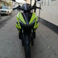ایروکس NVX155 مدل ۱۴۰۲ رنگ سبز فسفری در حد نو|موتورسیکلت|ساری, |دیوار