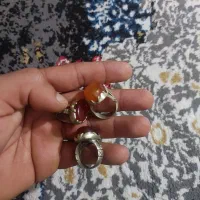 3 عدد انگشتر نقره