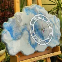 ساعت دفرمه رزینی|ساعت دیواری و تزئینی|میاندوآب, |دیوار