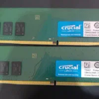 دو عدد رم ۸ گیگ ddr4 نو