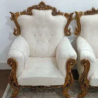 مبل سلطنتی 7 نفره|مبلمان خانگی و میز عسلی|زنجان, |دیوار