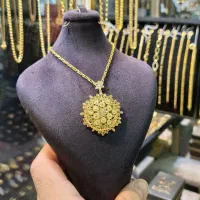 زنجیر دیپلومات با پلاک خورشید بدون اجرت فقط ۶ درصد|جواهرات|رشت, فلسطین|دیوار