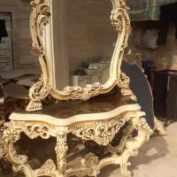 ایینه کنسول دکور ارایشگاه