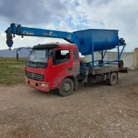 جرثقیل خاوراجاره ای کفی دار  وسبدثابت ۱۲متر