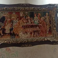 تابلو فرش شام آخر ماشینی