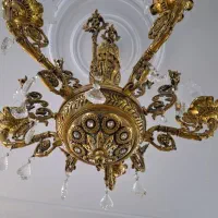 لوستر برنج|لوستر و چراغ آویز|تهران, چهارصد دستگاه|دیوار