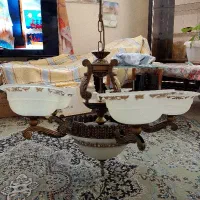 لوستر آشپزخانه چوبی و لوستر پذیرایی|لوستر و چراغ آویز|تهران, هاشمآباد|دیوار