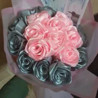 گل ربانی شیک|گل مصنوعی|قم, نخودی|دیوار