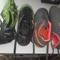 کفش فوتبال سالن و چمن شماره ۳۸در حد نو|تجهیزات ورزشی|فیروزآباد (فارس), |دیوار