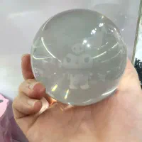 چراغ کریستالی شفاف با پایه چوبی|چراغ خواب و آباژور|یزد, |دیوار