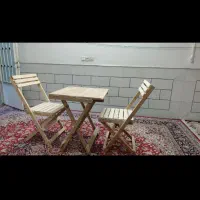میز و صندلی تاشو چوبی|میز و صندلی غذاخوری|رشت, امین الضرب|دیوار