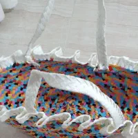 زنبیل پلاستیکی|صنایع دستی و سایر لوازم تزئینی|هشتگرد, فاز ۷ مهستان|دیوار