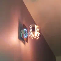 لوستر دیوار کوب سالم و تمیز