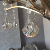 لوستر لوکس ۸ شاخه طرح لاله|لوستر و چراغ آویز|شیراز, فضلآباد|دیوار