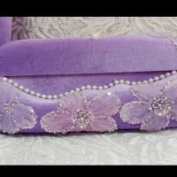 سطل و جای دستمال کاغذی مخملی