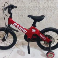 دوچرخه ۱۶ دخترانه  پسرانه ترمز دیسکی جنس منیزیم