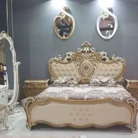 سرویس خواب چوبی دو نفره جدید و مقاوم