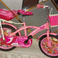 دوچرخه سایز ۱۶ دخترانه صورتی خوشرنگ نو|دوچرخه، اسکیت، اسکوتر|کرج, میدان میوه و تره بار مرکزی|دیوار