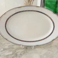 دیس چینی زرین پرشیا سرمه ای