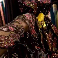 پارچه سنتی|لباس|شیراز, آبزنگی|دیوار