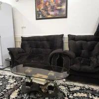 مبل ۷ نفره سالم با ۲ تا جلومیز بزرگ و ۳ تا کوچیک|مبلمان خانگی و میز عسلی|اهواز, کوی مهدیس|دیوار