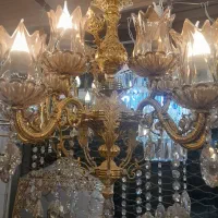حراج لوستر برنزی به علت تغییر شغل|لوستر و چراغ آویز|یزد, |دیوار