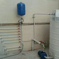 لوله کشی آب . پکیج . پمپ