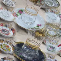 نعلبکی ،قوری و وسایل مربوط چایی