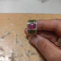 جواهر چند نگین زبرجدو یاقوت|جواهرات|شهرضا, |دیوار