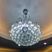 ۳ عدد لوستر کریستالی