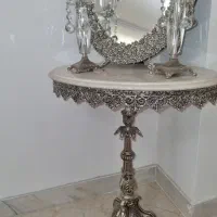 آینه همراه با پایه و شمعدان|آینه|کرج, شهرک جهاننما|دیوار