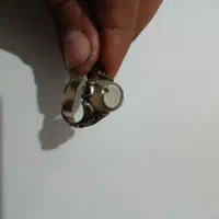 انگشتر روکش نقره باباقوری اصل