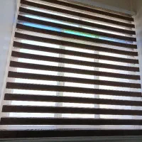 پرده زبرا در حد نو