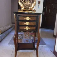 میز تلفن سه کشویی