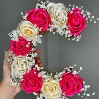 گل رز. روبانی  دسته گل و باکس گل|گل مصنوعی|کاشان, صنعت|دیوار