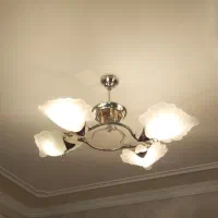 لوستر ۴ شاخه مدل صدفی