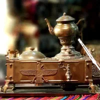 مجموعه منقل سماوری و قوری