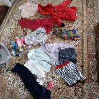 چند تکه لباس دخترونه چهارتاپنچ ساله|کفش و لباس بچه|اهواز, کمپلو جنوبی|دیوار