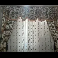 پرده جنس ترک سه عدد