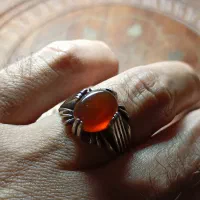 انگشتر نقره سنگ شرف شمس